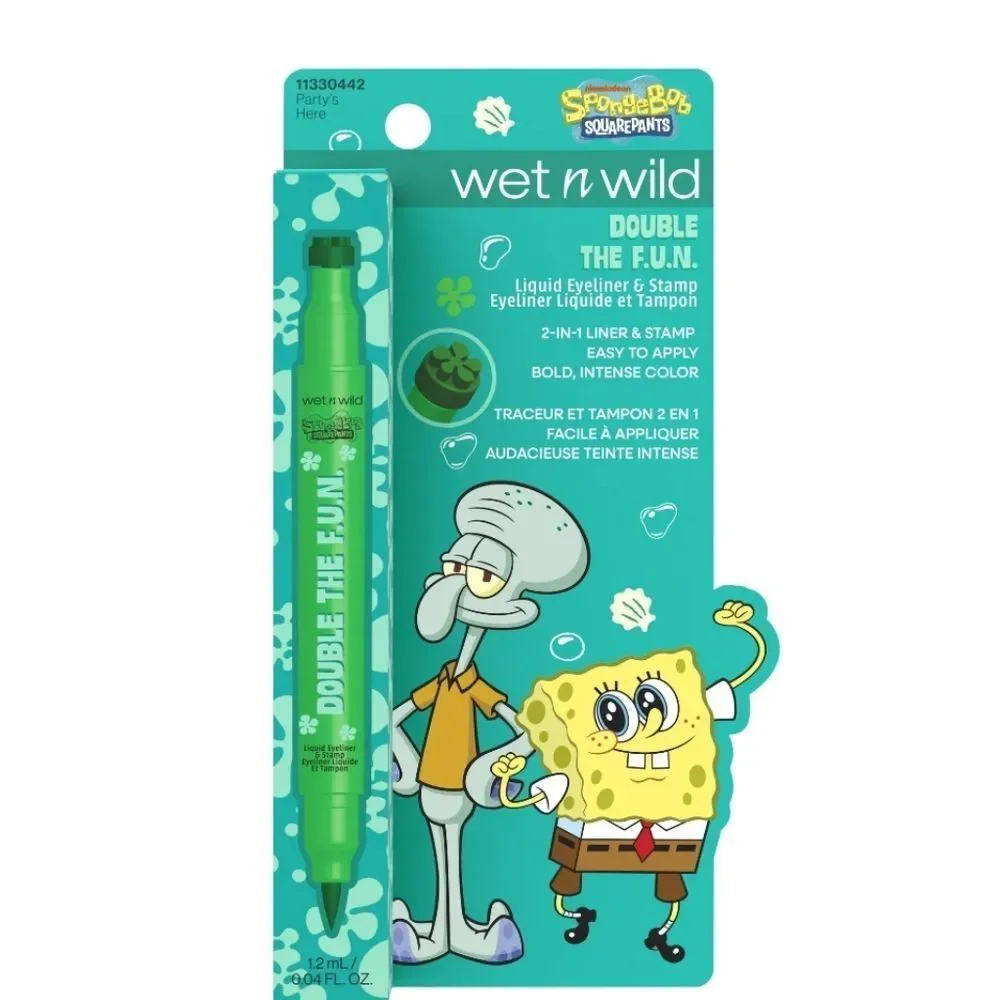 Wet-n-Wild X Spongebob Double The FUN Liquid Eyeliner‎ & Stamp